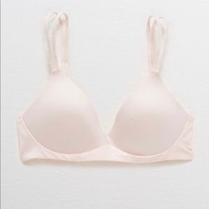 Aerie light pink wireless bra
